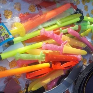 Bulk party gift Toys. Sword, dagger shot gun bears